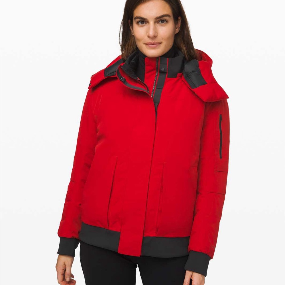 Lululemon winter warrior bomber jacket